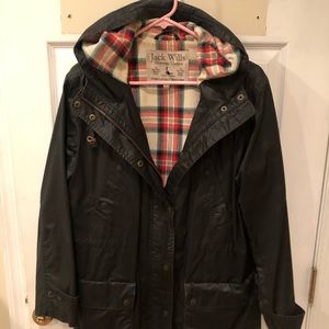 Jack Wills Navy Blue Rain Jacket
